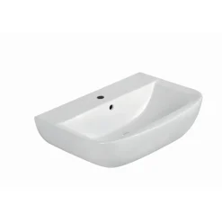 Waschtisch 'Rekia' rechteckig weiß 45,3 x 34,5 x 15,1 cm