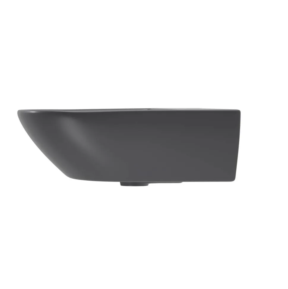 Waschtisch 'Rivo' rechteckig dunkelgrau 48 x 61 x 19 cm