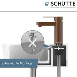 Waschtischarmatur 'Elephant' kupferfarben