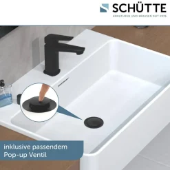 Waschtischarmatur 'Raven' schwarz matt