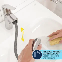 Waschtischarmatur 'Start M' chromfarben