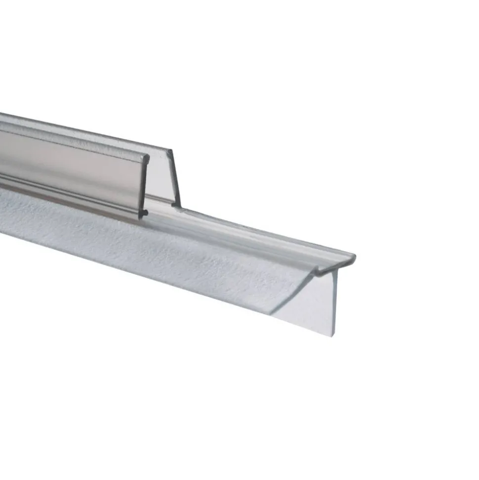Wasserabweisprofil 'Davita' transparent 100 cm, für 8 mm Glas, Kunststoff