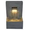 Wasserfall 'Posada' mit LED-Beleuchtung 40 x 61 x 61 cm