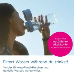 Wasserfilterflasche 'Vital' lightblue