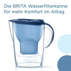 Wasserfilter-Kanne 'Marella' blau inklusive MX PRO