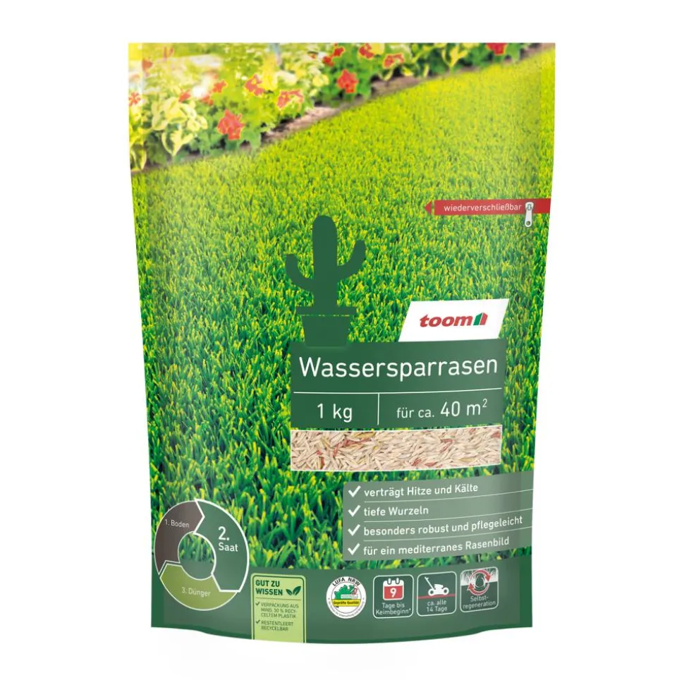 Wassersparrasen 1 kg für ca. 40 m²