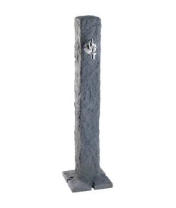 Wasserzapfstelle 'Granit' dark granite 25 x 100 cm