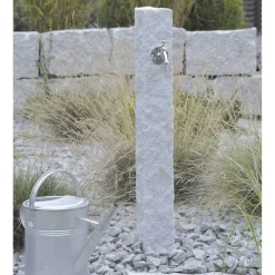Wasserzapfstelle 'Natura' granit 12 x 98 x 12 cm