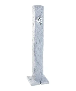 Wasserzapfsäule 'Granit' light granite 25 x 100 cm