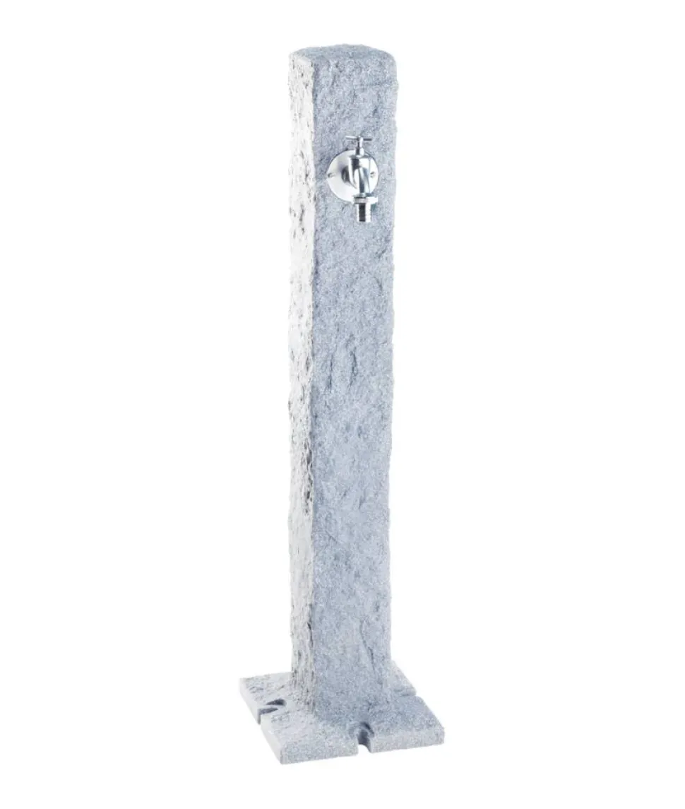 Wasserzapfsäule 'Granit' light granite 25 x 100 cm