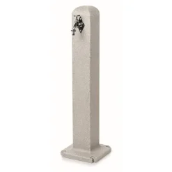 Wasserzapfsäule 'Poller' hellgrau 90 cm