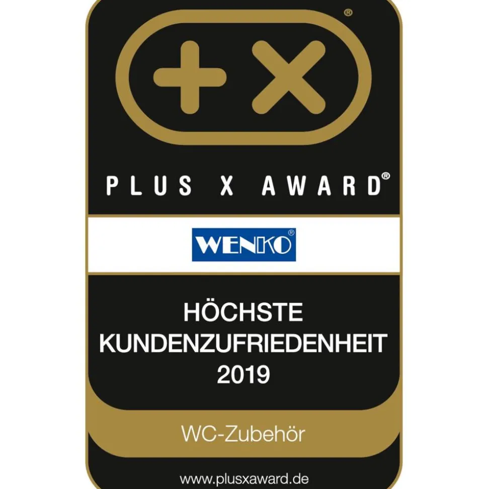WC-Garnitur 'Basic' Edelstahl