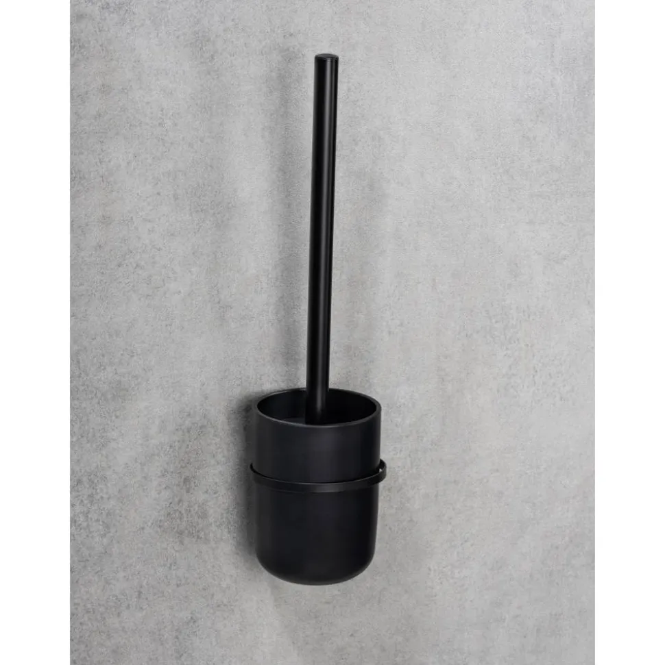 WC-Garnitur 'Carpino' Polystyrol schwarz