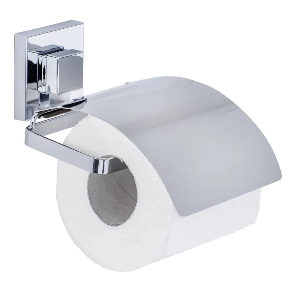 WC-Garnitur-Set 'Quadro' Edelstahl 2-teilig