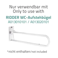 WC-Papierhalter für WC-Aufstehbügel 'Tim' weiß