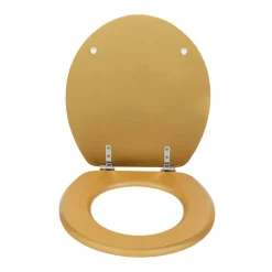 WC-Sitz 'Aldeno' goldfarben Holzkern