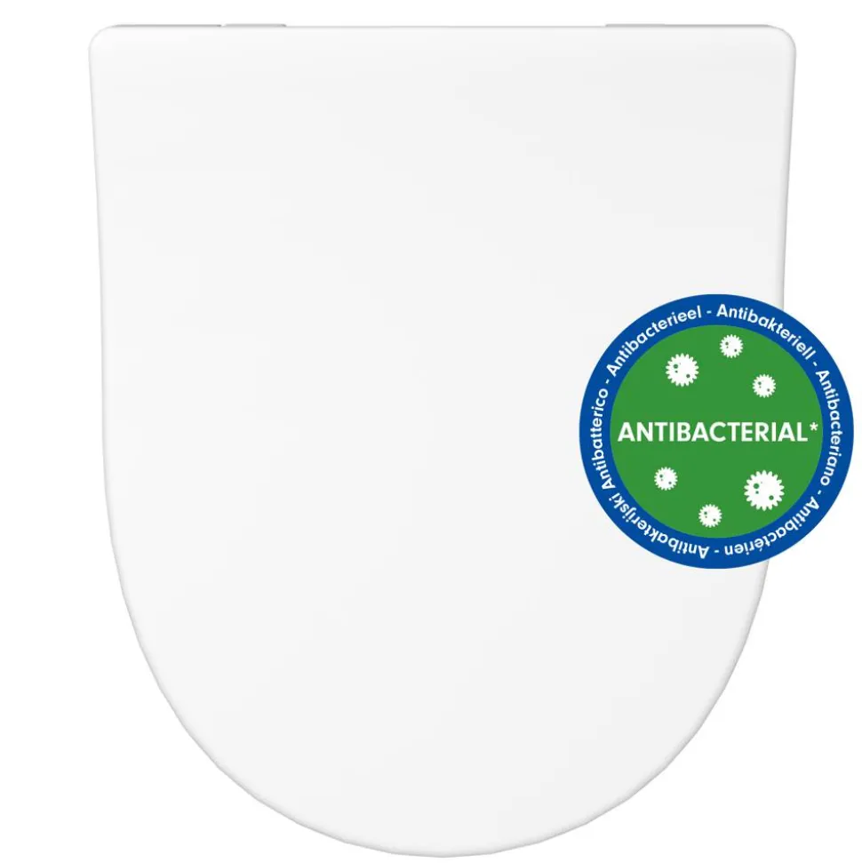 WC-Sitz 'Click&Clean' mit Absenkautomatik weiß Duroplast