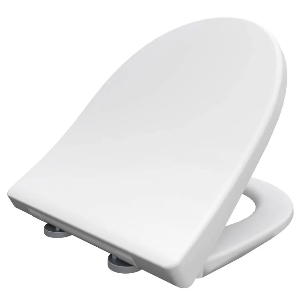 WC-Sitz 'Click&Clean' mit Absenkautomatik weiß Duroplast