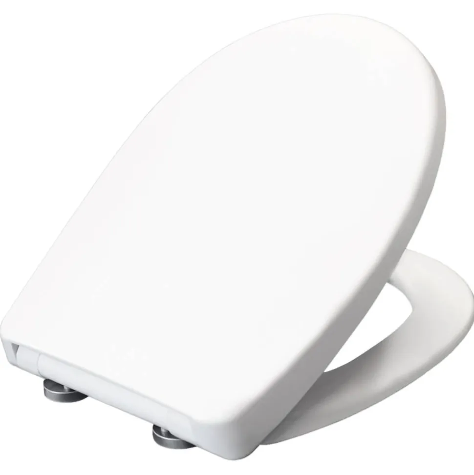 WC-Sitz 'Click&Clean' mit Absenkautomatik weiß Duroplast