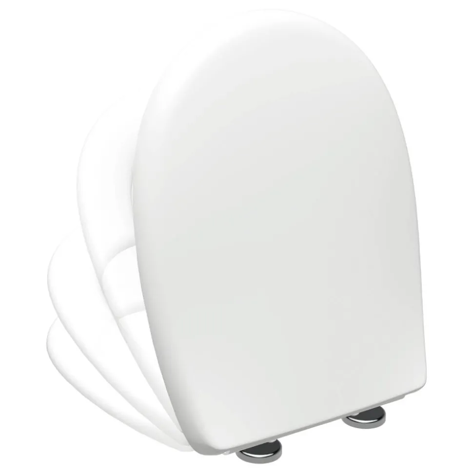 WC-Sitz 'Click&Clean' mit Absenkautomatik weiß Duroplast