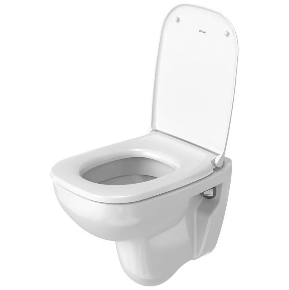 WC-Sitz 'D-Code' mit Absenkautomatik weiß Kunststoff