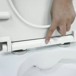WC-Sitz 'Mailand' mit Absenkautomatik weiß Duroplast