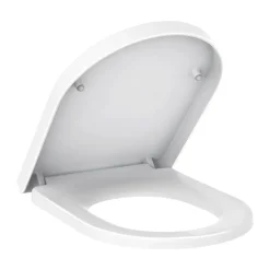 WC-Sitz 'Melva' mit Absenkautomatik weiß Duroplast