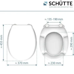 WC-Sitz mit Absenkautomatik weiß Duroplast