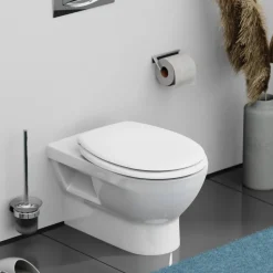 WC-Sitz mit Absenkautomatik weiß Duroplast