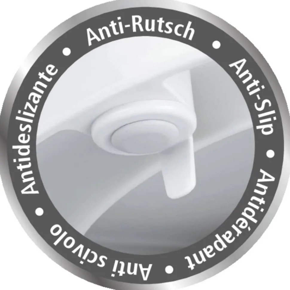 WC-Sitz 'Sindia' mit Absenkautomatik weiß Duroplast
