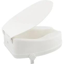 WC-Sitzerhöhung mit Deckel 'Comfort' weiß bis 150 kg