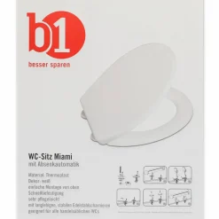 WC-Sitz 'Miami' weiß Thermoplast