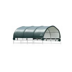 Weidezelt Überdachung grün 13,7 m² 370 x 370 x 170 cm