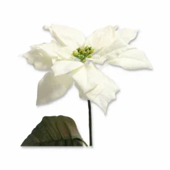 Weihnachtsstern Kunstblume weiß 71 cm