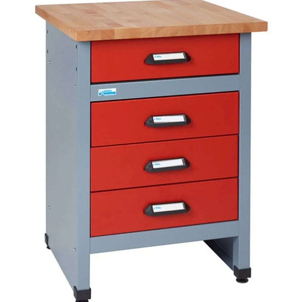 Werkbank rot 60 x 60 x 84 cm