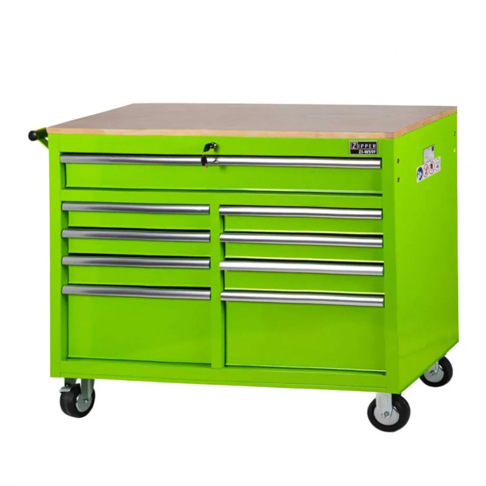 Werkstattwagen 'ZI-WS9F' mit 9 Schubfächern 118 x 45,7 x 94 cm
