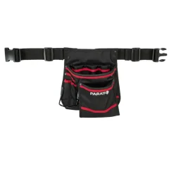 Werkzeug-Gürteltasche 'PARABELT M' schwarz/rot 30 x 24 x 10 cm