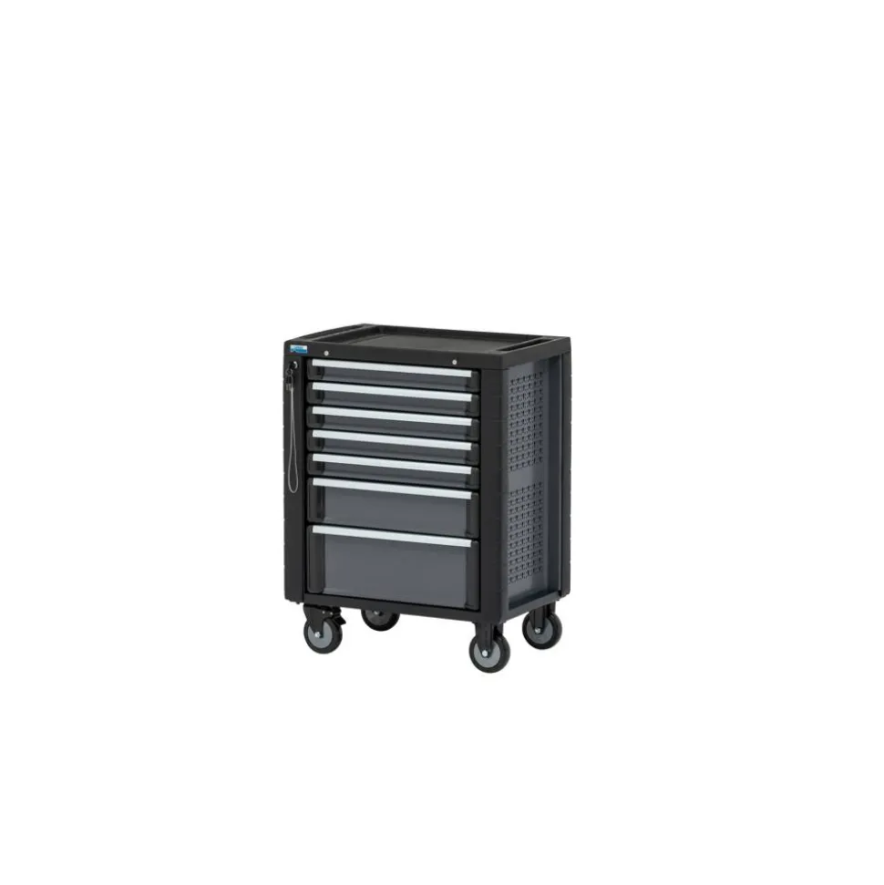Werkzeugwagen mit 7 Schubladen und Werkzeugset 157-teilig 72,5 x 93 x 46,5 cm
