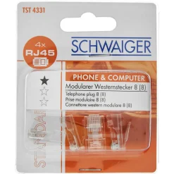Westernstecker 8(8I) "Phone & Computer" Standard 4 Stück