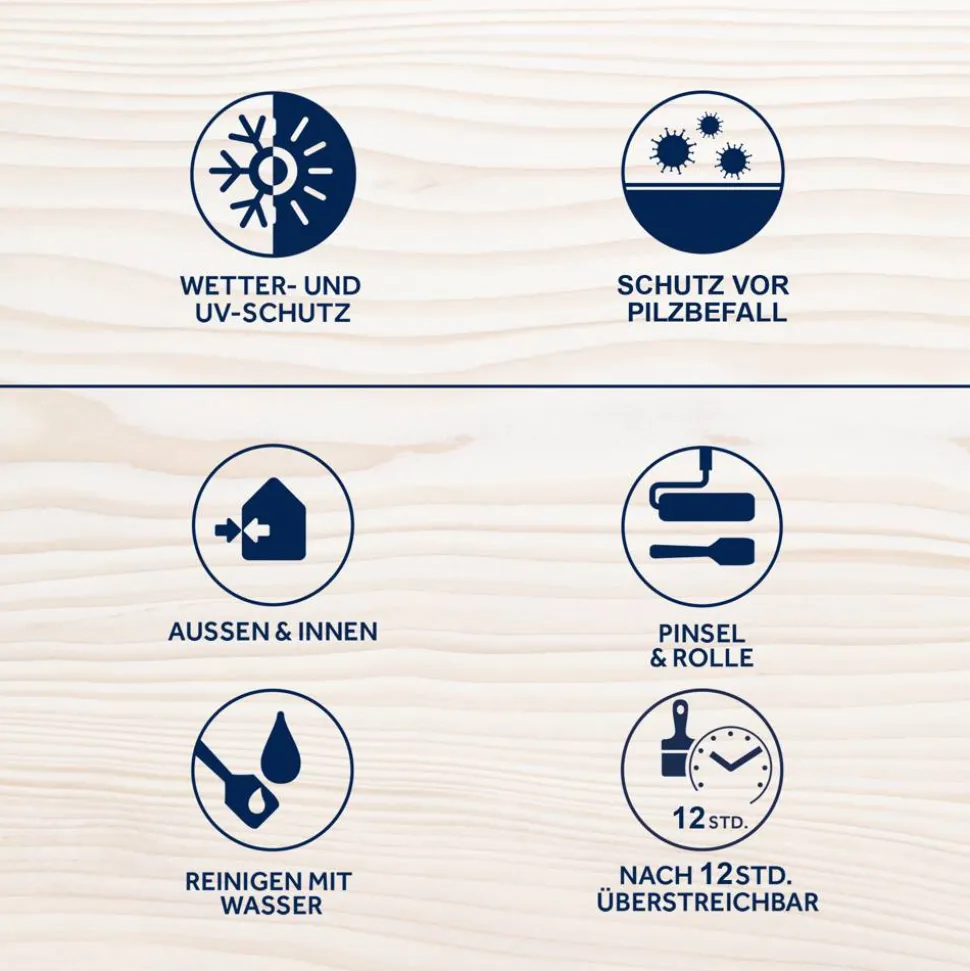 Wetterschutzfarbe anthrazit 2,5 l