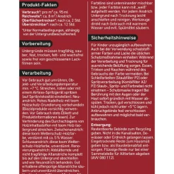 Wetterschutz-Holzfarbe 'Schwedenrot' rot 750 ml