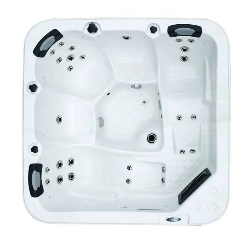 Whirlpool 'Domenico' silbern 216 x 216 x 92 cm
