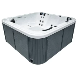 Whirlpool 'Domenico' silbern 216 x 216 x 92 cm