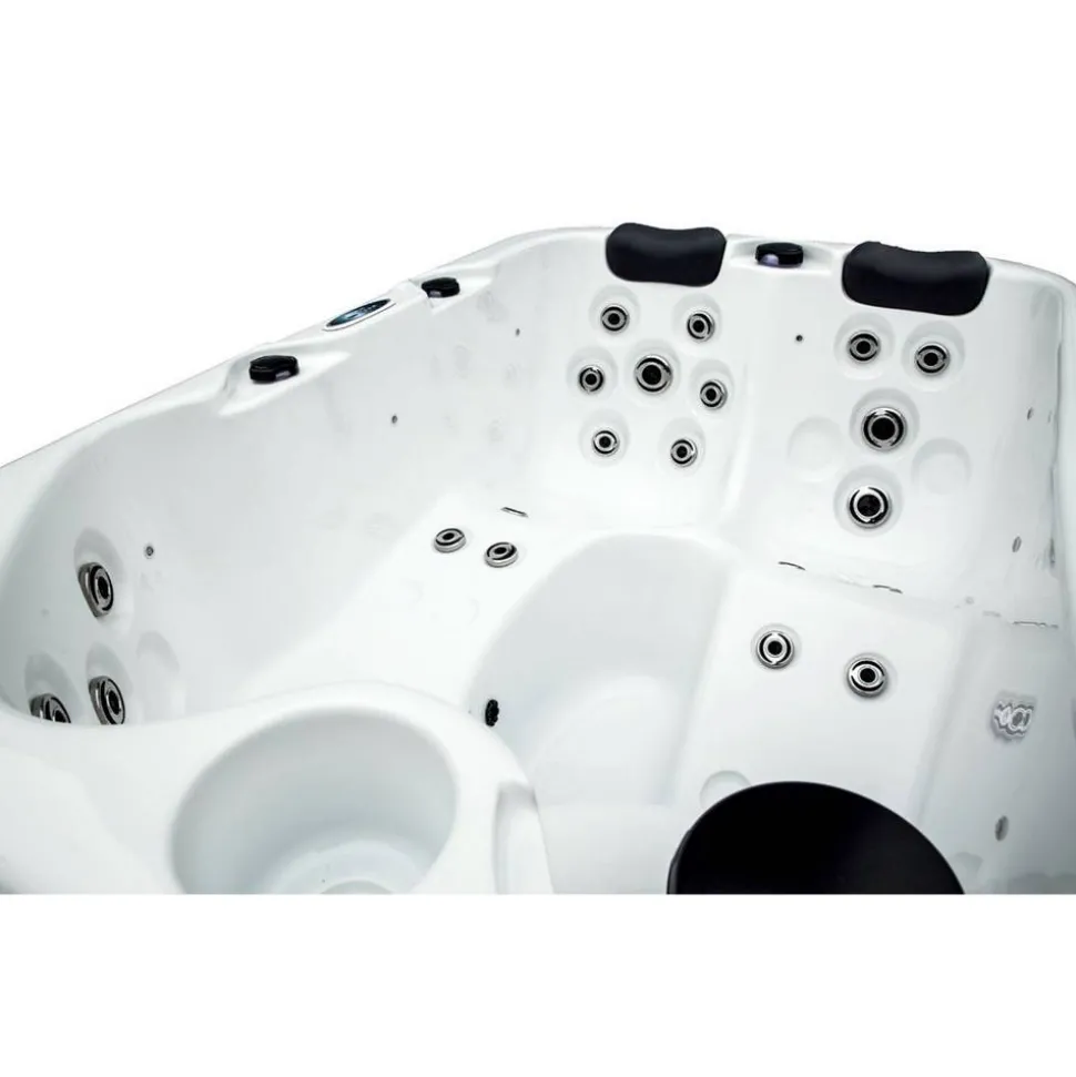 Whirlpool 'Fransisco' silbern 184 x 124 x 75 cm