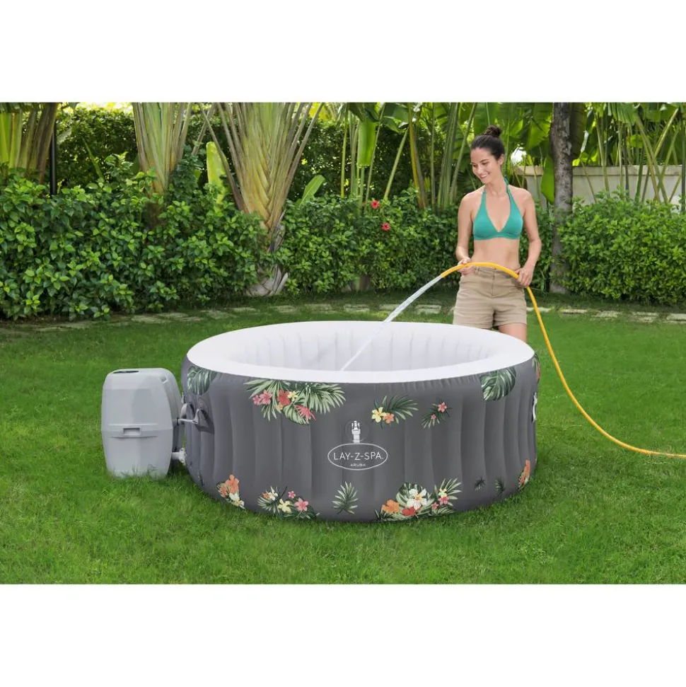 Whirlpool 'LAY-Z-SPA Aruba AirJet' Ø 170 x 66 cm grau