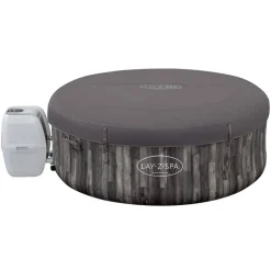 Whirlpool 'LAY-Z-SPA® Bahamas AirJet™' anthrazit Holz-Optik Ø 180 x 66 cm