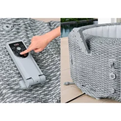 Whirlpool 'LAY-Z-SPA® Bali AirJet™' lichtgrau Ø 196 x 71 cm