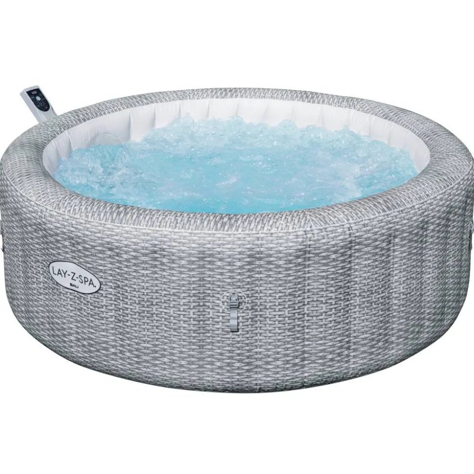 Whirlpool 'LAY-Z-SPA® Bali AirJet™' lichtgrau Ø 196 x 71 cm