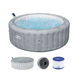 Whirlpool 'LAY-Z-SPA® Bali AirJet™' lichtgrau Ø 196 x 71 cm