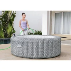 Whirlpool 'LAY-Z-SPA® Bali AirJet™' lichtgrau Ø 196 x 71 cm